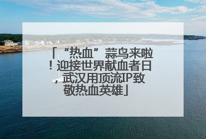 “热血”蒜鸟来啦！迎接世界献血者日，武汉用顶流IP致敬热血英雄