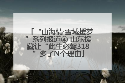 “山海情·雪域援梦”系列报道④ 山东援藏让“此生必驾318”多了N个理由