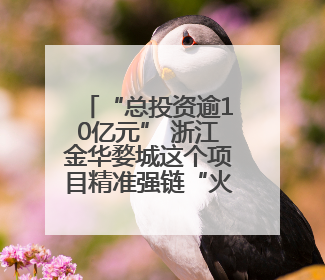 “总投资逾10亿元” 浙江金华婺城这个项目精准强链“火力全开”