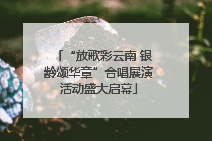 “放歌彩云南 银龄颂华章”合唱展演活动盛大启幕