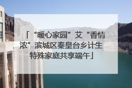 “暖心家园”艾“香情浓”滨城区秦皇台乡计生特殊家庭共享端午