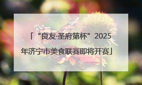 “良友·圣府第杯”2025年济宁市美食联赛即将开赛