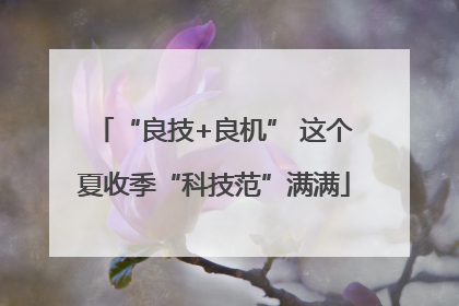 “良技+良机” 这个夏收季“科技范”满满