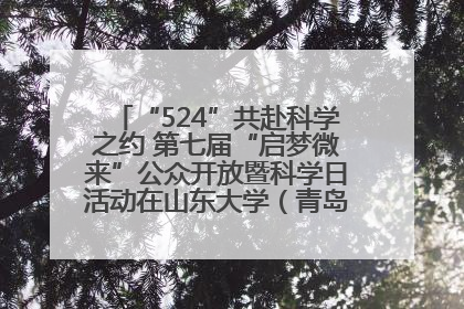 “524”共赴科学之约 第七届“启梦微来”公众开放暨科学日活动在山东大学（青岛）成功举办