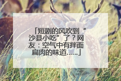 短剧的风吹到“沙县小吃”了？网友：空气中有拌面扁肉的味道……