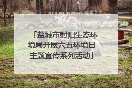 盐城市射阳生态环境局开展六五环境日主题宣传系列活动