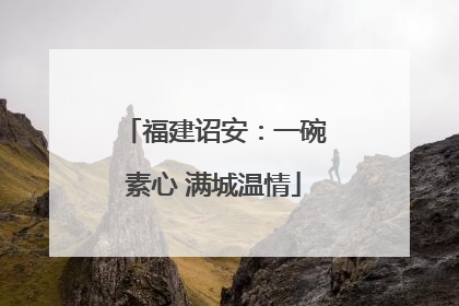 福建诏安：一碗素心 满城温情
