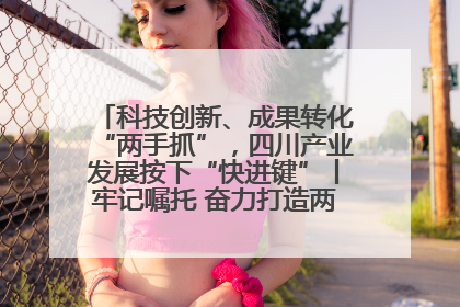 科技创新、成果转化“两手抓”，四川产业发展按下“快进键”丨牢记嘱托 奋力打造两高地两基地一屏障