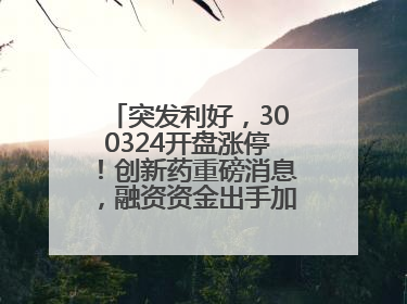突发利好，300324开盘涨停！创新药重磅消息，融资资金出手加仓股揭晓