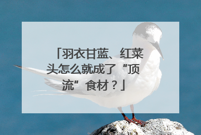 羽衣甘蓝、红菜头怎么就成了“顶流”食材？
