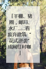 羊棚、猪圈，邮局、水厂……看废弃建筑“花式逆袭”成网红村咖