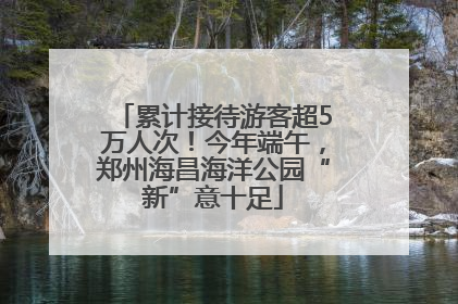 累计接待游客超5万人次！今年端午，郑州海昌海洋公园“新”意十足