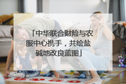 中华联合财险与农服中心携手，共绘盐碱地改良蓝图