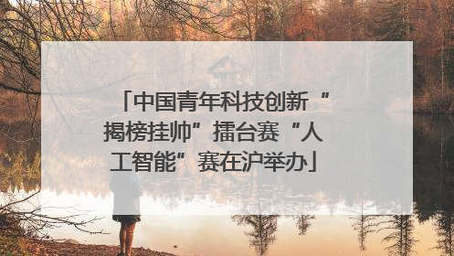 中国青年科技创新“揭榜挂帅”擂台赛“人工智能”赛在沪举办