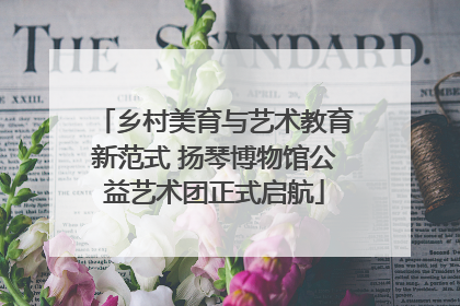 乡村美育与艺术教育新范式 扬琴博物馆公益艺术团正式启航