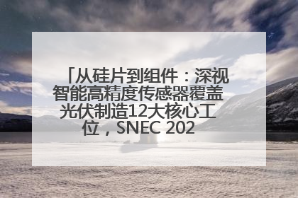从硅片到组件：深视智能高精度传感器覆盖光伏制造12大核心工位，SNEC 2025诚邀见证