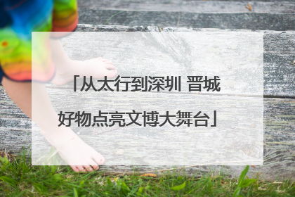 从太行到深圳 晋城好物点亮文博大舞台