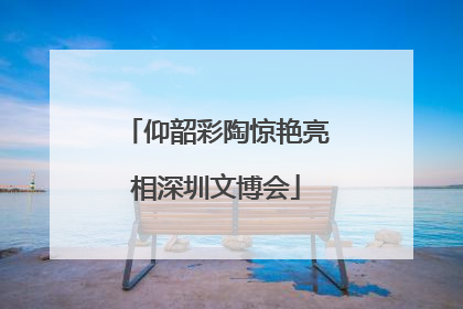 仰韶彩陶惊艳亮相深圳文博会
