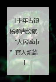 千年古镇杨柳青绘就“人民城市”育人新篇