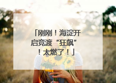 刚刚！海淀开启竞渡“狂飙”！太燃了！