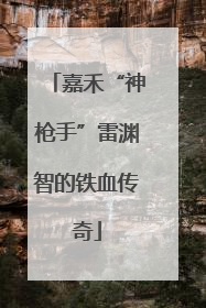 嘉禾“神枪手”雷渊智的铁血传奇