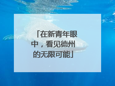 在新青年眼中，看见德州的无限可能