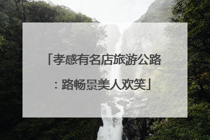孝感有名店旅游公路：路畅景美人欢笑