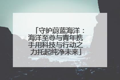 守护蔚蓝海洋：海洋至尊与青年携手用科技与行动之力托起纯净未来