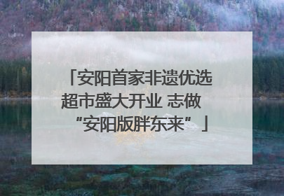 安阳首家非遗优选超市盛大开业 志做“安阳版胖东来”