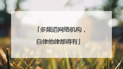 多频道网络机构，自律他律都得有