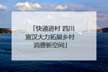 快递进村 四川宣汉大力拓展乡村消费新空间