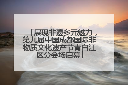 展现非遗多元魅力，第九届中国成都国际非物质文化遗产节青白江区分会场启幕