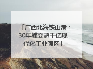 广西北海铁山港：30年蝶变超千亿现代化工业强区