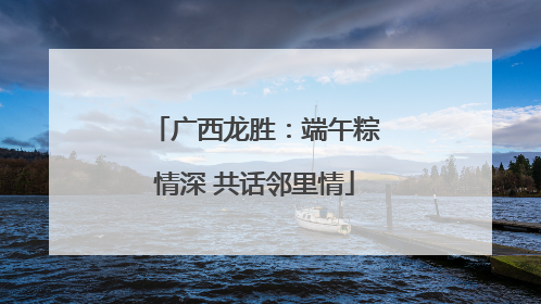 广西龙胜：端午粽情深 共话邻里情