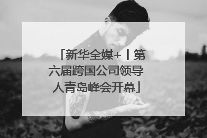 新华全媒+丨第六届跨国公司领导人青岛峰会开幕