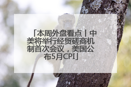 本周外盘看点丨中美将举行经贸磋商机制首次会议，美国公布5月CPI