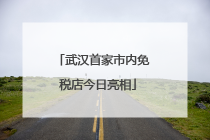 武汉首家市内免税店今日亮相