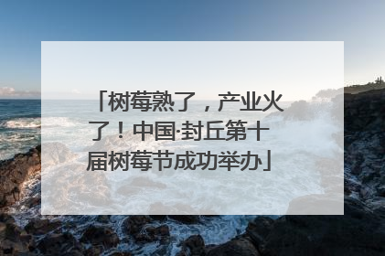 树莓熟了，产业火了！中国·封丘第十届树莓节成功举办