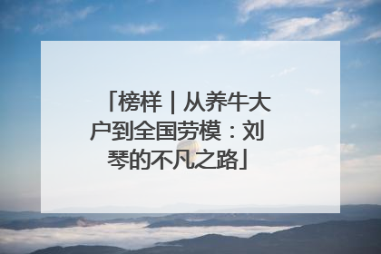 榜样｜从养牛大户到全国劳模：刘琴的不凡之路