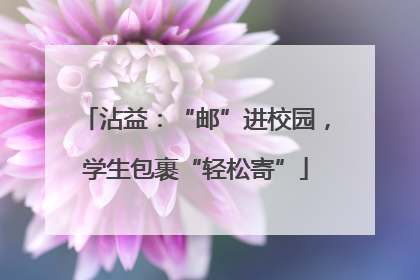 沾益：“邮”进校园，学生包裹“轻松寄”