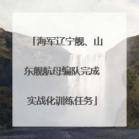海军辽宁舰、山东舰航母编队完成实战化训练任务