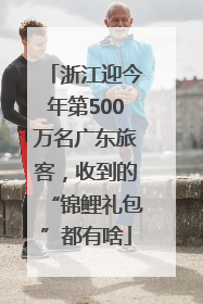 浙江迎今年第500万名广东旅客，收到的“锦鲤礼包”都有啥
