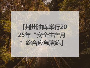 荆州油库举行2025年“安全生产月”综合应急演练
