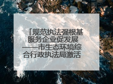 规范执法强根基 服务企业促发展——市生态环境综合行政执法局激活营商环境“绿色动能”