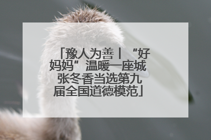 豫人为善丨“好妈妈”温暖一座城 张冬香当选第九届全国道德模范