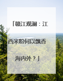 赣江观澜：江西米粉何以飘香海内外？