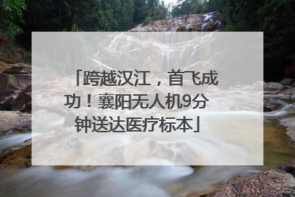 跨越汉江，首飞成功！襄阳无人机9分钟送达医疗标本