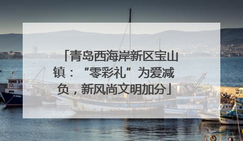 青岛西海岸新区宝山镇：“零彩礼”为爱减负，新风尚文明加分