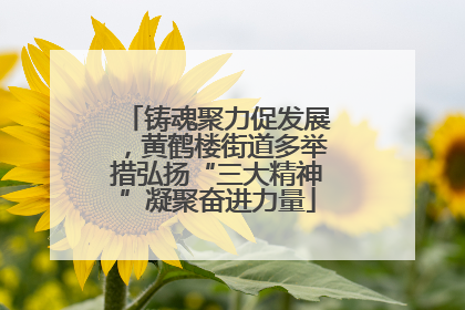 铸魂聚力促发展，黄鹤楼街道多举措弘扬“三大精神”凝聚奋进力量