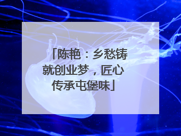 陈艳：乡愁铸就创业梦，匠心传承屯堡味